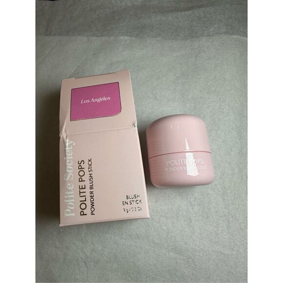 Polite Society Polite Pops Powder Blush Stick color Los Angeles - Picture 1 of 6